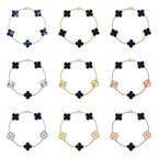 [Lumi jewelry]CLOVER 5 MOTIF PIETERSITE BRACELET COLLECTION