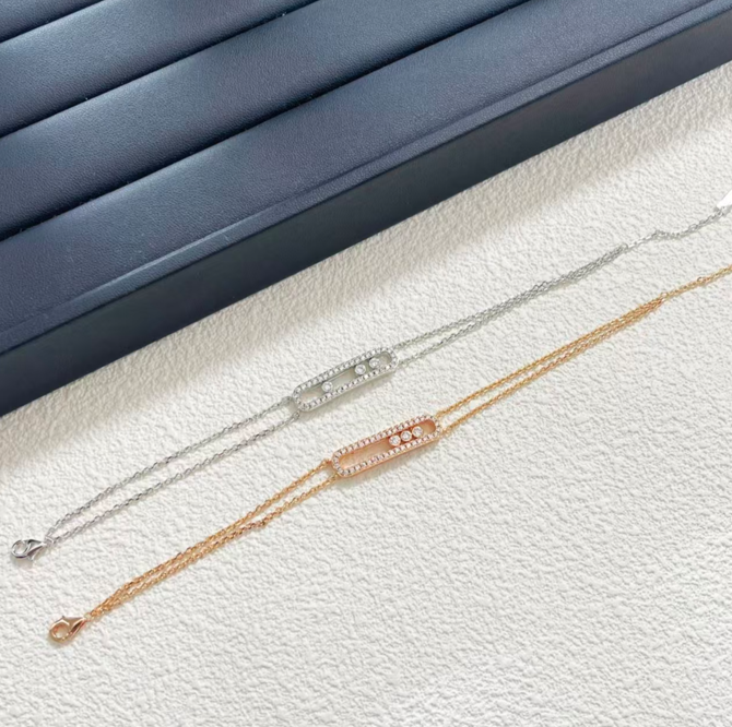 [Lumi Jewelry]2026 BRAND-NEW FROSTED BRACELET WITH DIAMONDS