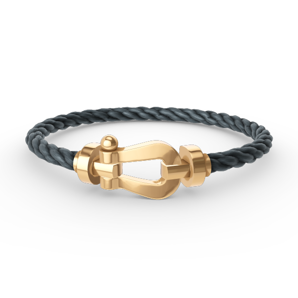 Lumi® FORCE Großes Hufeisenarmband ohne Diamanten, Gold