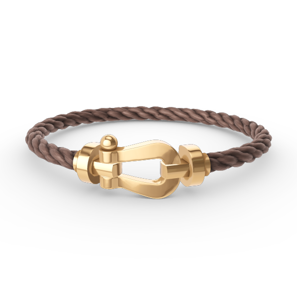 Lumi® FORCE Großes Hufeisenarmband ohne Diamanten, Gold