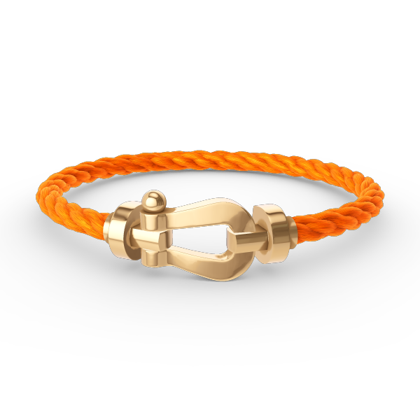Lumi® FORCE Großes Hufeisenarmband ohne Diamanten, Gold
