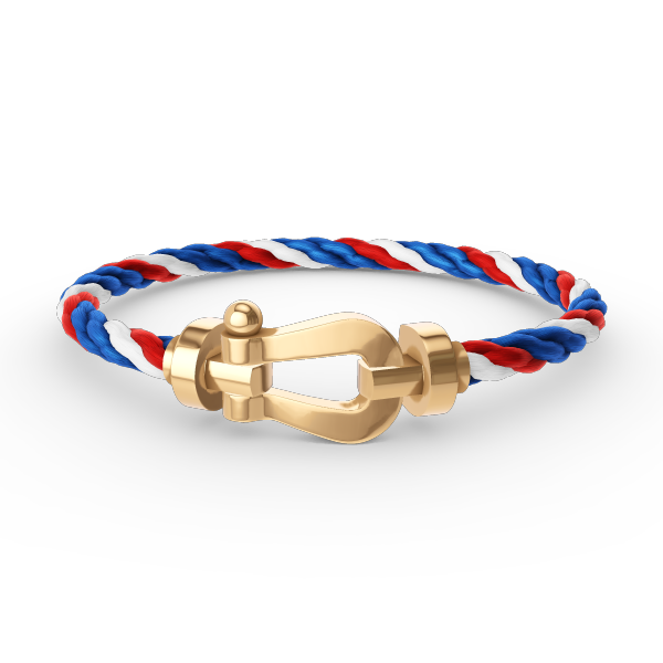 Lumi® FORCE Großes Hufeisenarmband ohne Diamanten, Gold