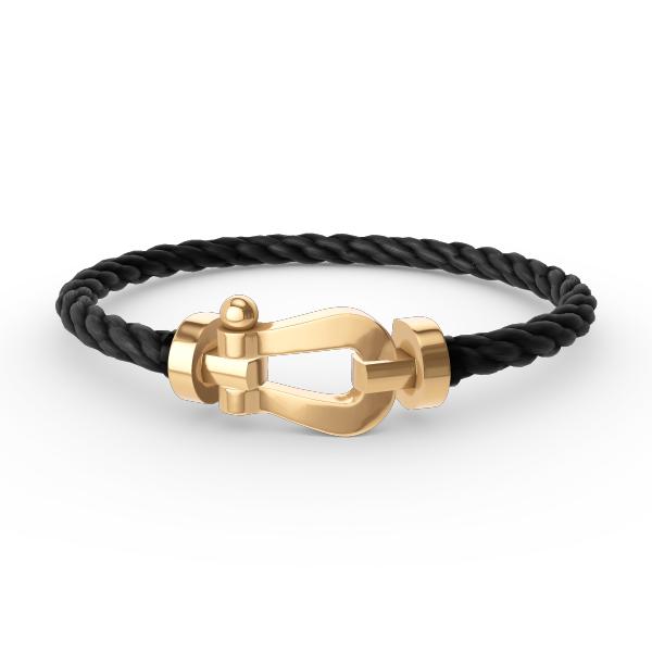 Lumi® FORCE Großes Hufeisenarmband ohne Diamanten, Gold