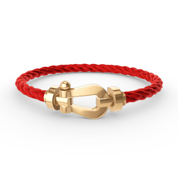 Lumi® FORCE Großes Hufeisenarmband ohne Diamanten, Gold