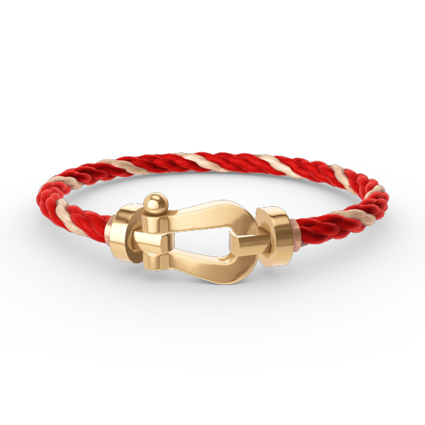 Lumi® FORCE Großes Hufeisenarmband ohne Diamanten, Gold