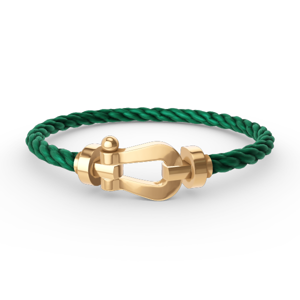 Lumi® FORCE Großes Hufeisenarmband ohne Diamanten, Gold