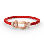 ¡®Lumi¡¯FORCE LARGE HORSESHOE HALF DIAMOND BRACELET ROSE GOLD
