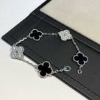 [Lumi jewelry] CLOVER 5 MOTIF ONYXS BRACELET COLLECTION