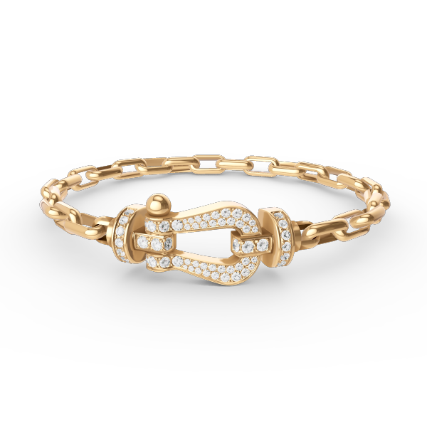 ¡®Lumi¡¯FORCE LARGE HORSESHOE CLASP  METAL BRACELET