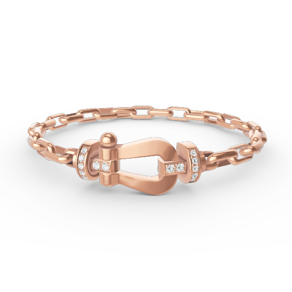 ®Lumi®FORCE Großes Hufeisen-Metallarmband mit Verschluss