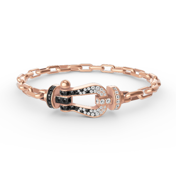 ®Lumi®FORCE Großes Hufeisen-Metallarmband mit Verschluss