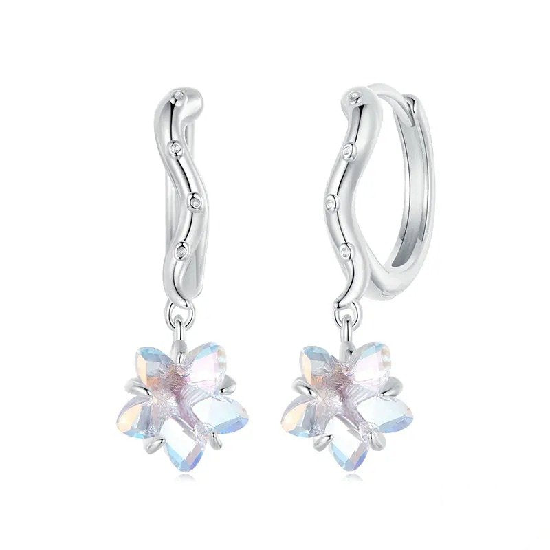 Zarter, vergoldeter Ohrring, hypoallergen, Oktopus-Seestern-Ohrring, Geschenk