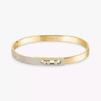 [Imperial] Move Noa Rose Gold Pavé Diamond Bangle Bracelet