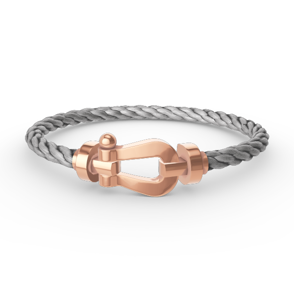 Lumi® FORCE Großes Hufeisenarmband ohne Diamanten, Roségold