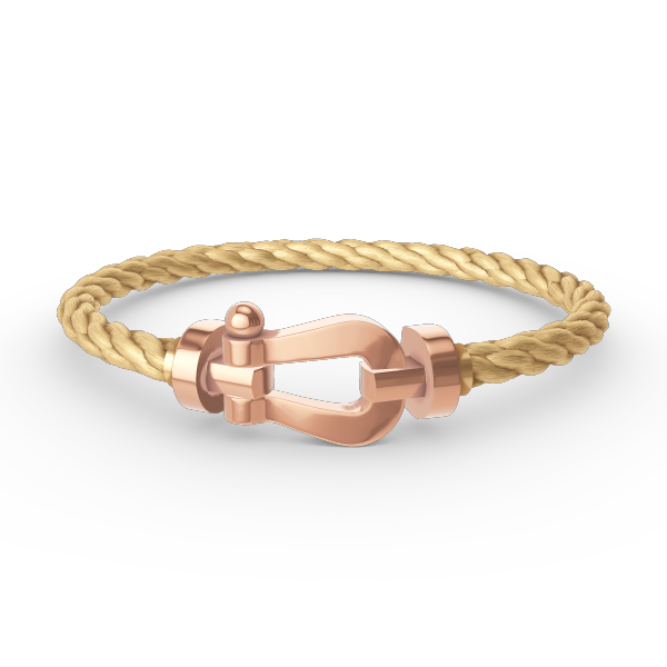 Lumi® FORCE Großes Hufeisenarmband ohne Diamanten, Roségold
