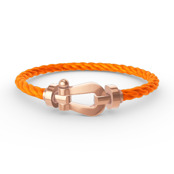 Lumi® FORCE Großes Hufeisenarmband ohne Diamanten, Roségold