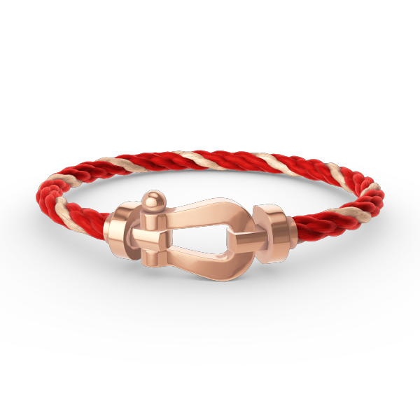 Lumi® FORCE Großes Hufeisenarmband ohne Diamanten, Roségold