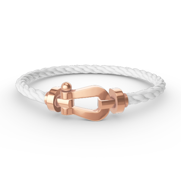 Lumi® FORCE Großes Hufeisenarmband ohne Diamanten, Roségold