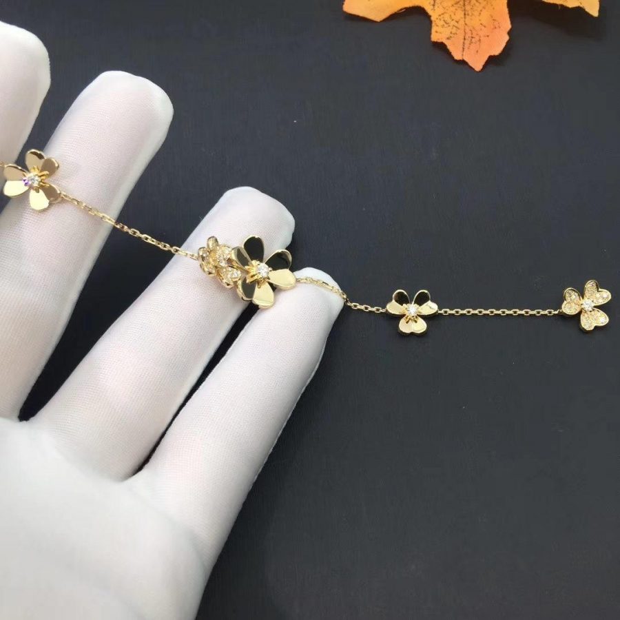Lumi® FRIVOLE GOLD 5 BLUMEN ARMBAND