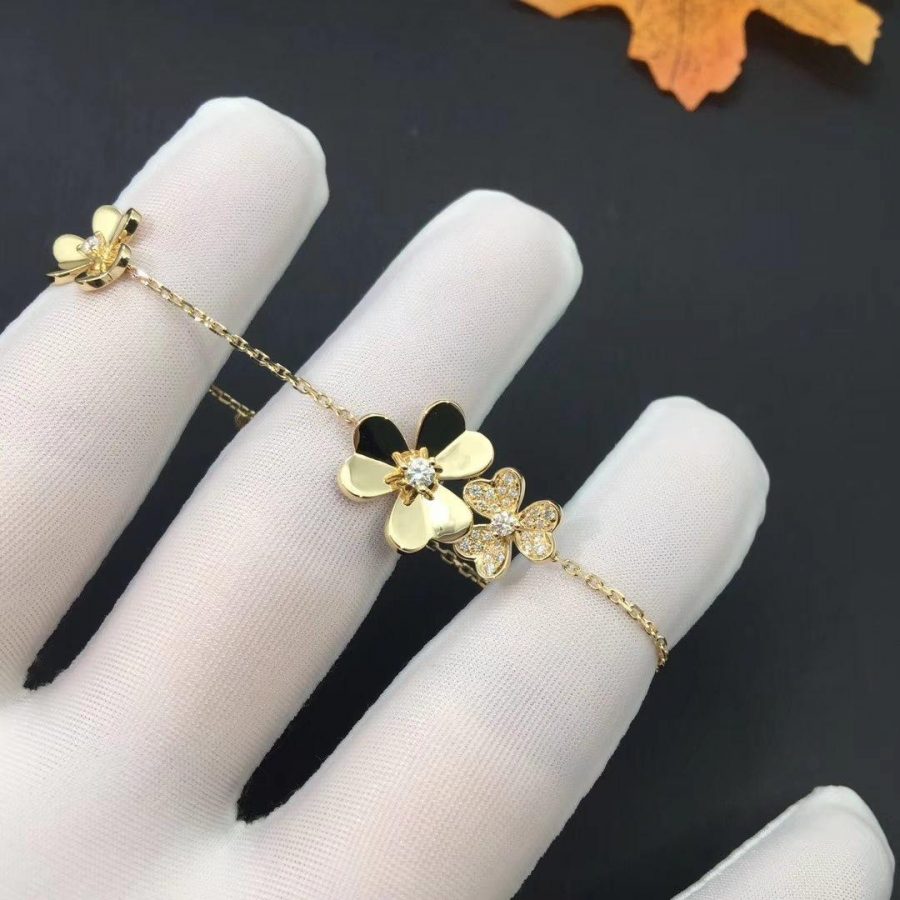 Lumi® FRIVOLE GOLD 5 BLUMEN ARMBAND