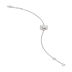 Lumi® FRIVOLE Silbernes Blumen-Diamantarmband 