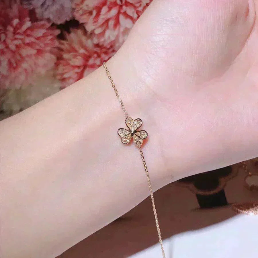 Lumi® FRIVOLE GOLD BLUMEN-DIAMANT-ARMBAND