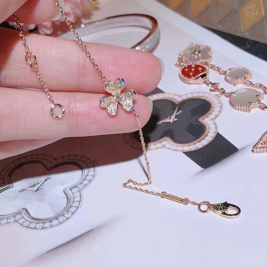 Lumi® FRIVOLE GOLD BLUMEN-DIAMANT-ARMBAND