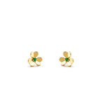 Lumi® FRIVOLE BLUMEN-MALACHIT-OHRRINGE