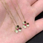 ¡®Lumi¡¯FRIVOLE GOLD FLOWER NECKLACE