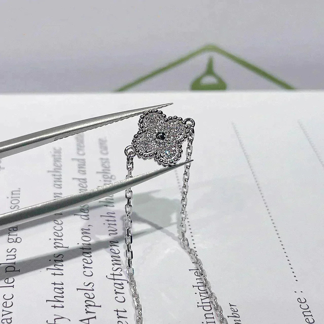 ¡®Lumi¡¯CLOVER  SINGLE FLOWER BRACELET SILVER