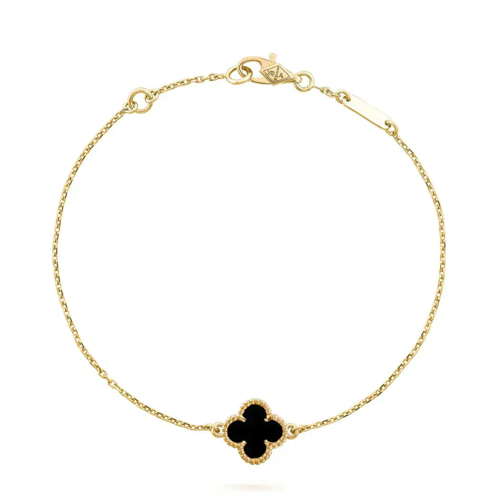 Lumi® CLOVER ONYX EINZELNE BLUMENARMBAND