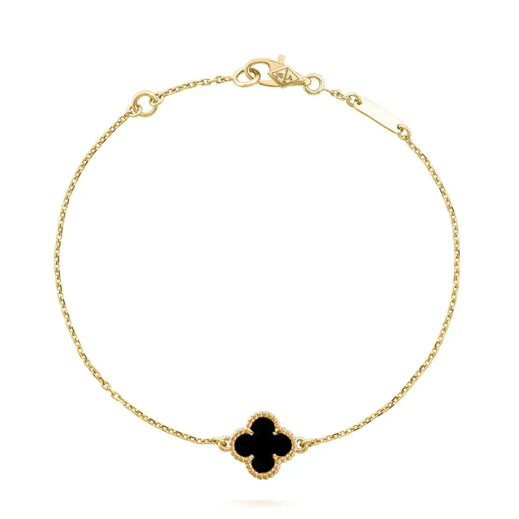 Lumi® CLOVER ONYX EINZELNE BLUMENARMBAND