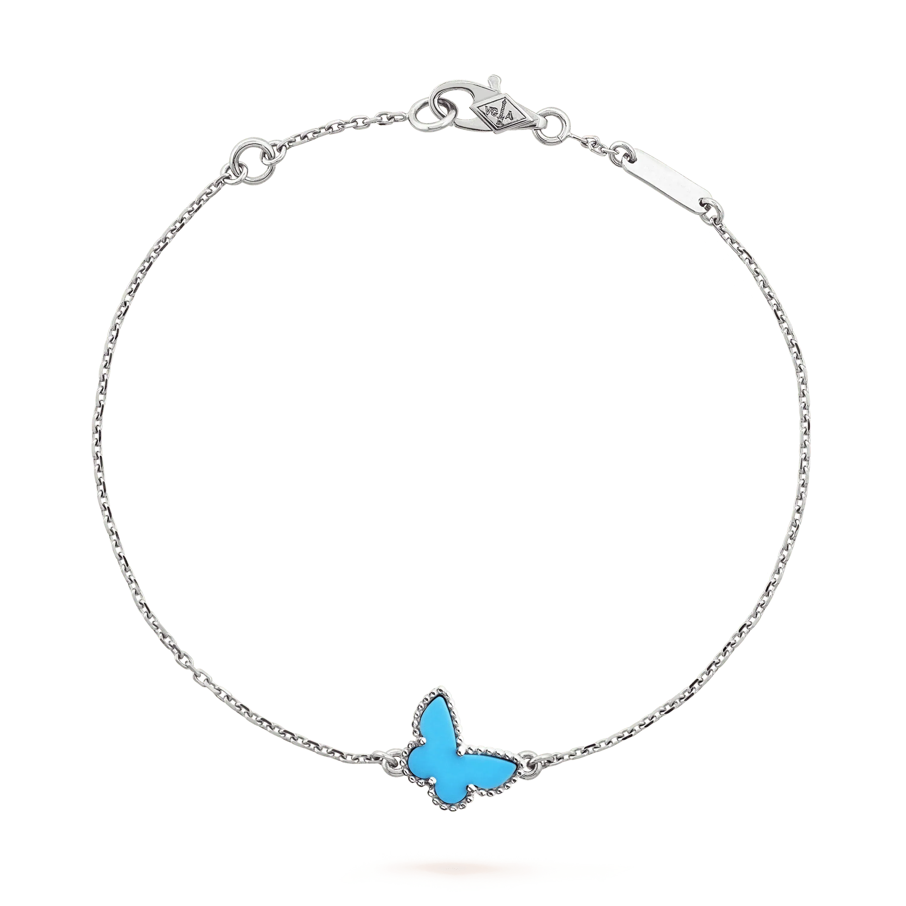 Lumi® Butterfly Türkis Schmetterlingsarmband Silber