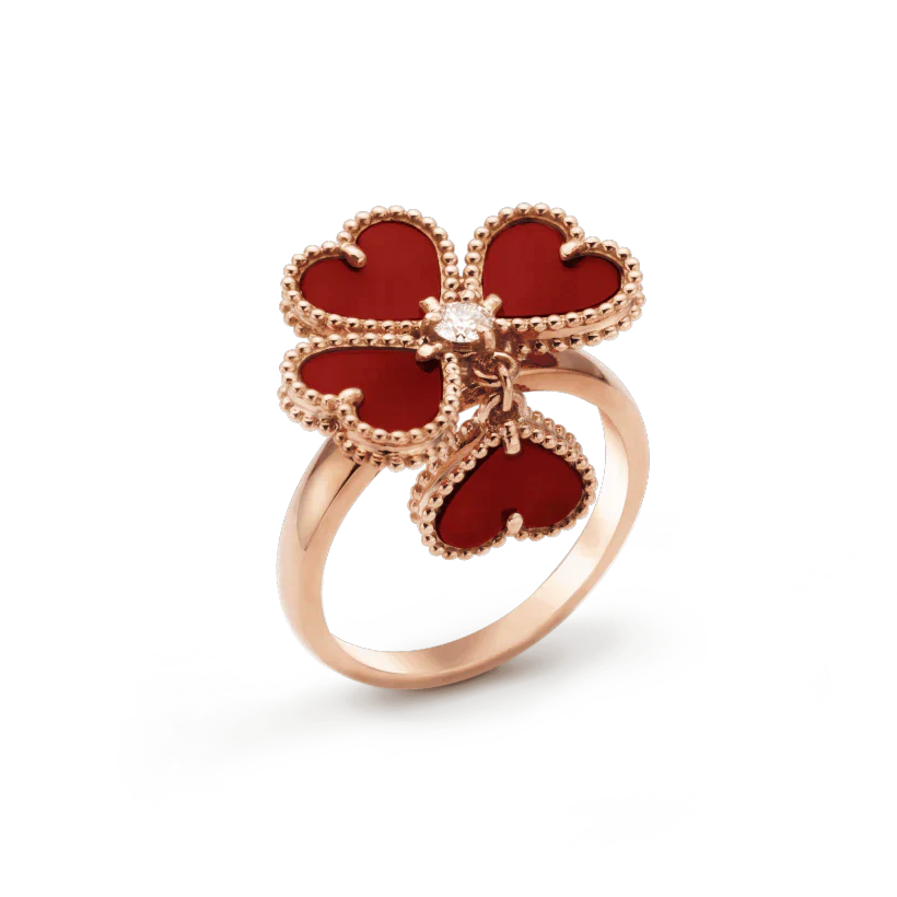 Lumi® Süßklee-Karneolring