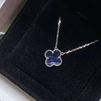 ¡®Lumi¡¯CLOVER 15MM PIETERSITE NECKLACE SILVER