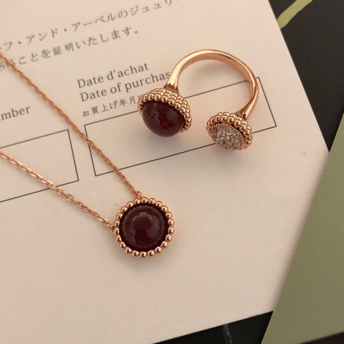 ¡®Lumi¡¯PERLEE COULEURS DIAMOND ROSE GOLD BETWEEN THE FINGER RING