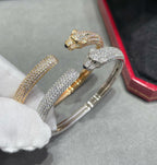 ¡®Lumi¡¯PANTHERE FULL DIAMOND OPEN BRACELET