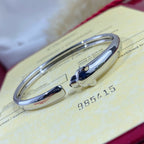 LumiPanthere Silbernes offenes Armband