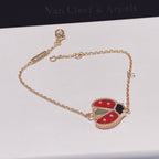 ¡®Lumi¡¯LUCKY SPRING 1 MOTIF PINK GOLD BRACELET