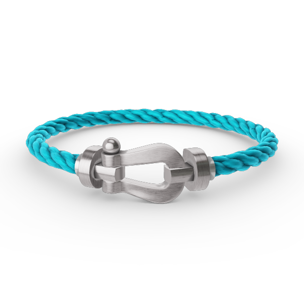 Lumi® FORCE Großes Hufeisenarmband ohne Diamanten, Silber