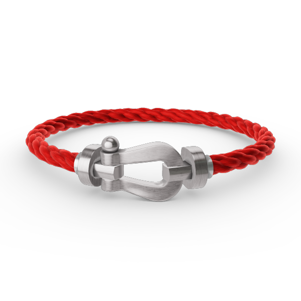 Lumi® FORCE Großes Hufeisenarmband ohne Diamanten, Silber