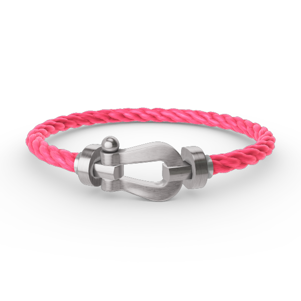 Lumi® FORCE Großes Hufeisenarmband ohne Diamanten, Silber