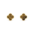 Lumi® CLOVER MEDIUM 1 MOTIFS TIGER EYE OHREN