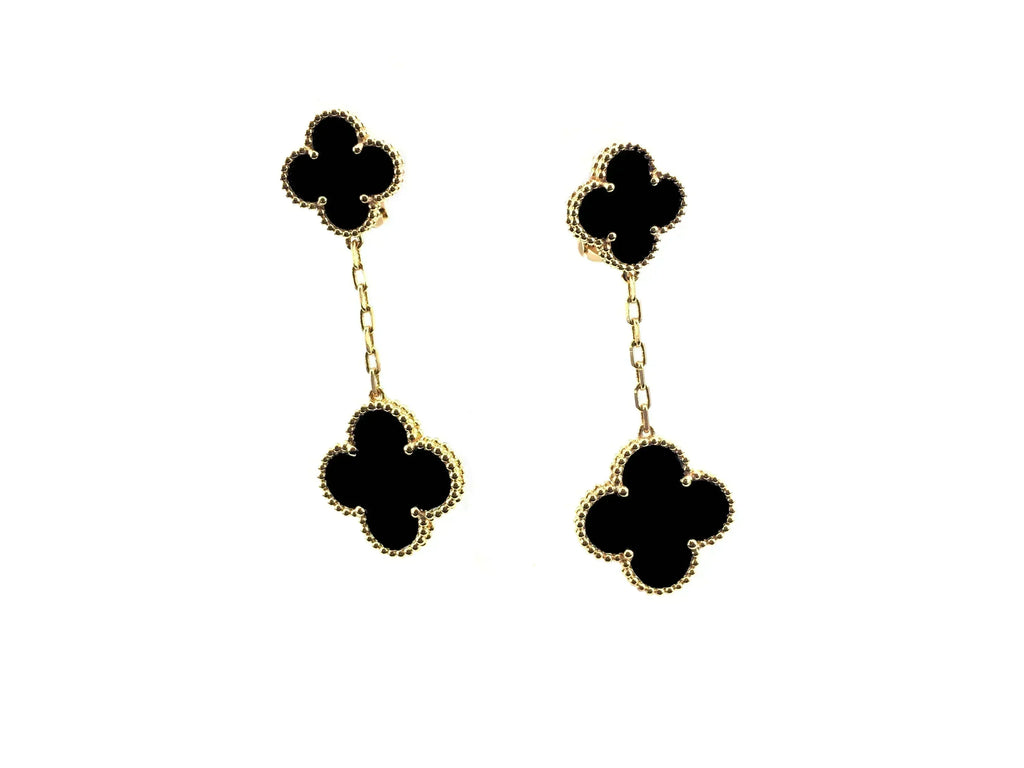Lumi® Kleeblatt-Ohrringe mit 2 Motiven (mehrere Designs zur Auswahl)