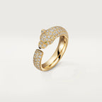 LumiPanthere-Ring aus roségoldenem Diamanten