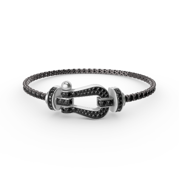 ¡®Lumi¡¯FORCE  LARGE HORSESHOE FULL DIAMOND TENNIS BRACELET